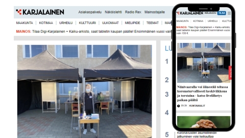 Karjalainen enhanced its digital presence with the Bold CMS system