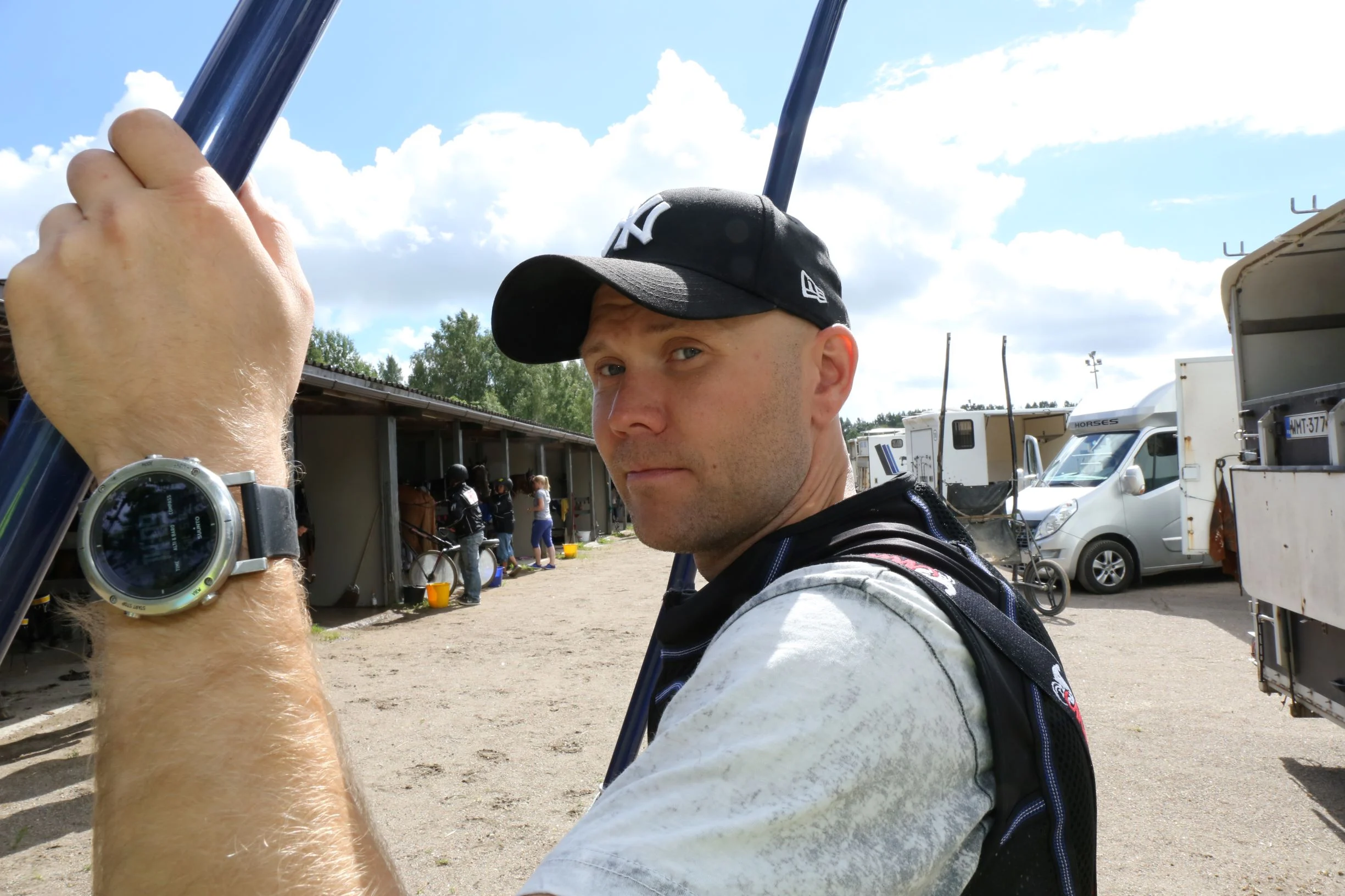 Juuso Holttinen treenaa Lightningskyta.