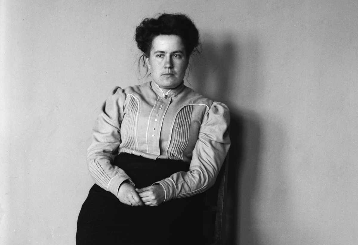 Jenny Simelius, myöhemmin Paulaharju, vuonna 1912.