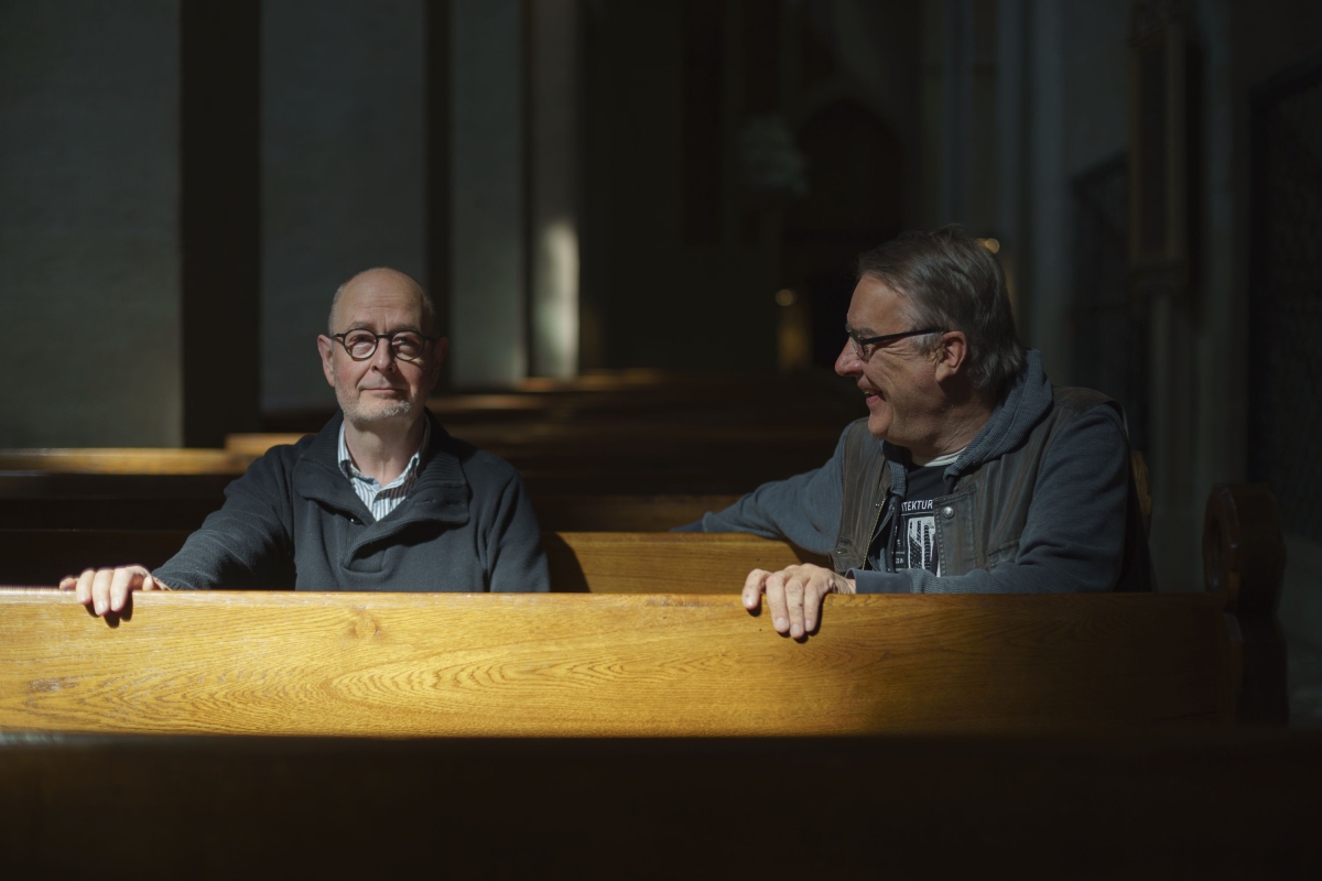 Jan Kenneth Weckmanin ja Markku Hakurin Taikavuori on taiteilijoiden kolmas yhteisnäyttely ja trilogian päätösosa. Keskustelut ja kirjeenvaihto olivat näyttelyn pohjana. Arkistokuva.