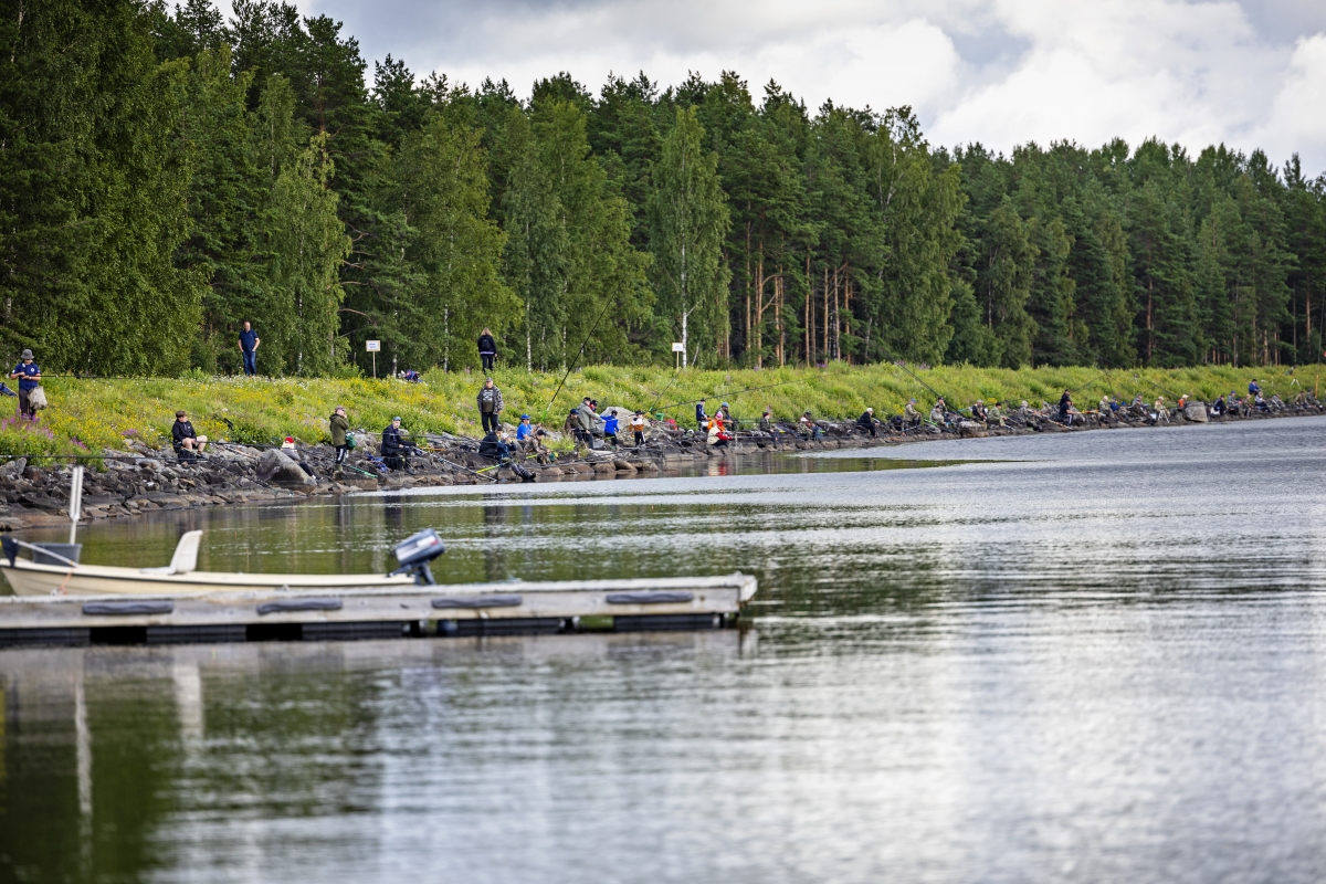 Kalajärvellä etsittiin uusia suomenmestareita – Laukkasen perheen pojat kulkevat kalapaikoille isänsä jalanjäljissä