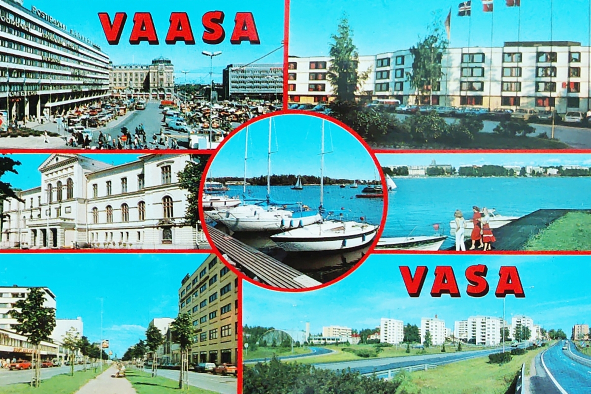 "Kuka haluaa moottoritien maisemakorttiin?" – Toni Viemerö kuvasi vanhan vaasalaisen maisemapostikortin uudelleen, ja muutama yksityiskohta yllätti