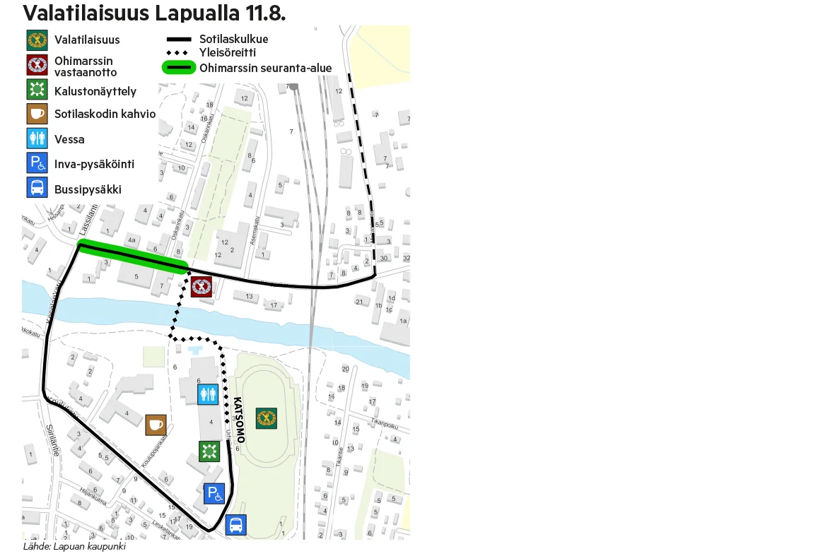 Tärppejä Lapuan valatilaisuuden seuraamiseen.