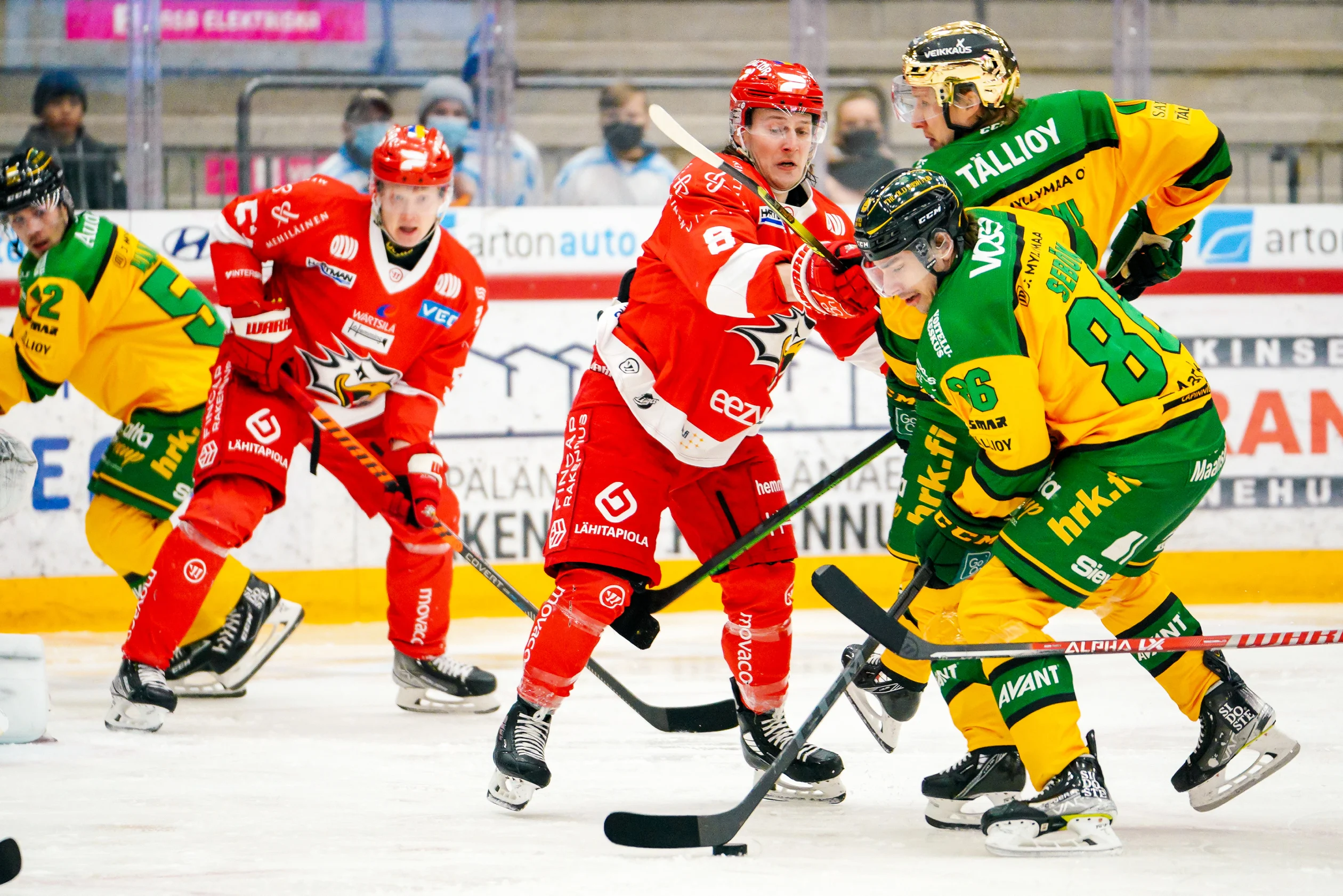 Sportin pelaajabudjetti tällä kaudella on alle Liigan keskitason. Tavoitteena on nostaa pelaajabudjettia. Arkistokuva.