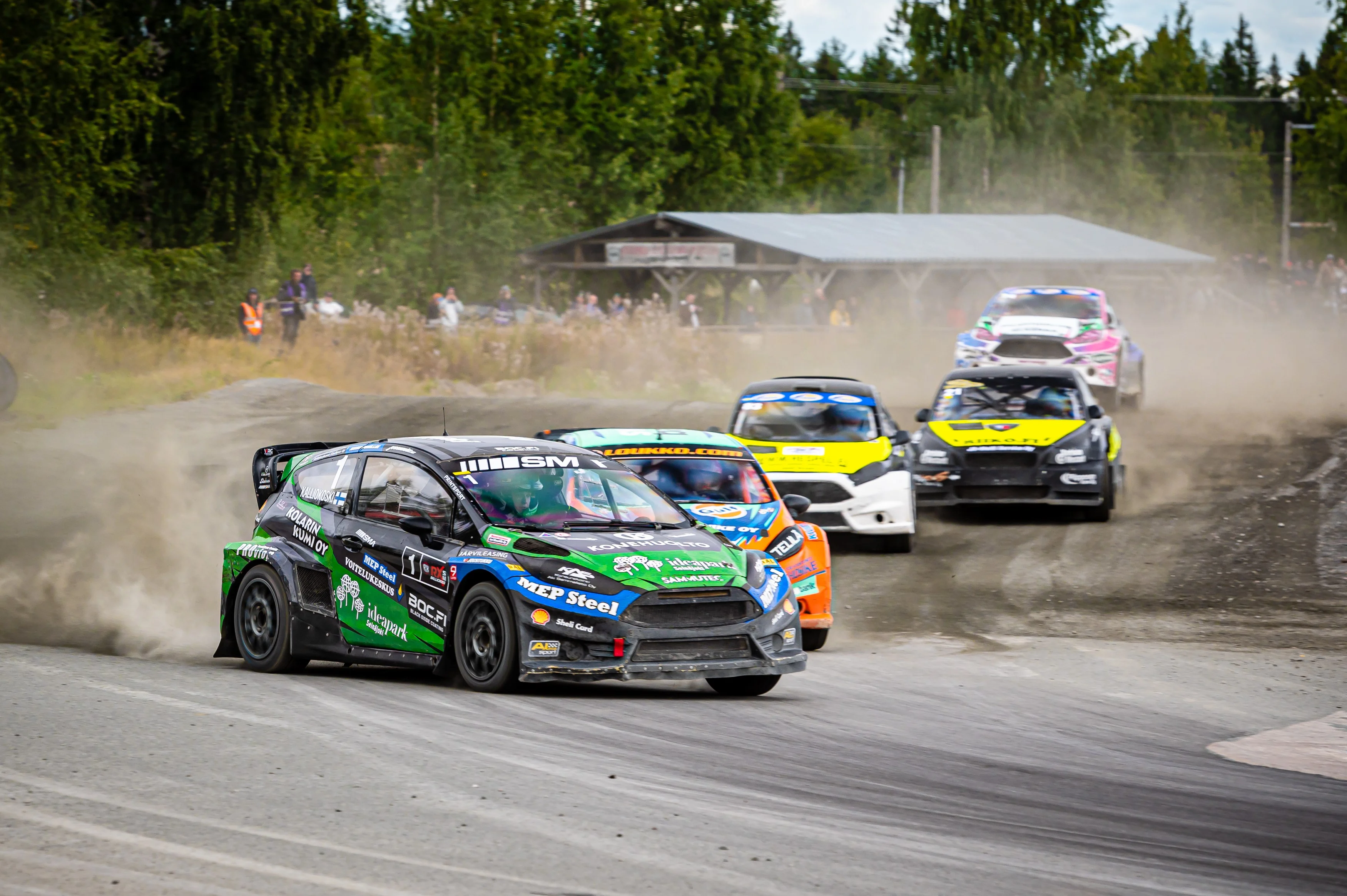 Jere Kalliokoski jatkoi voittokulkuaan rallicrossin SM-sarjassa