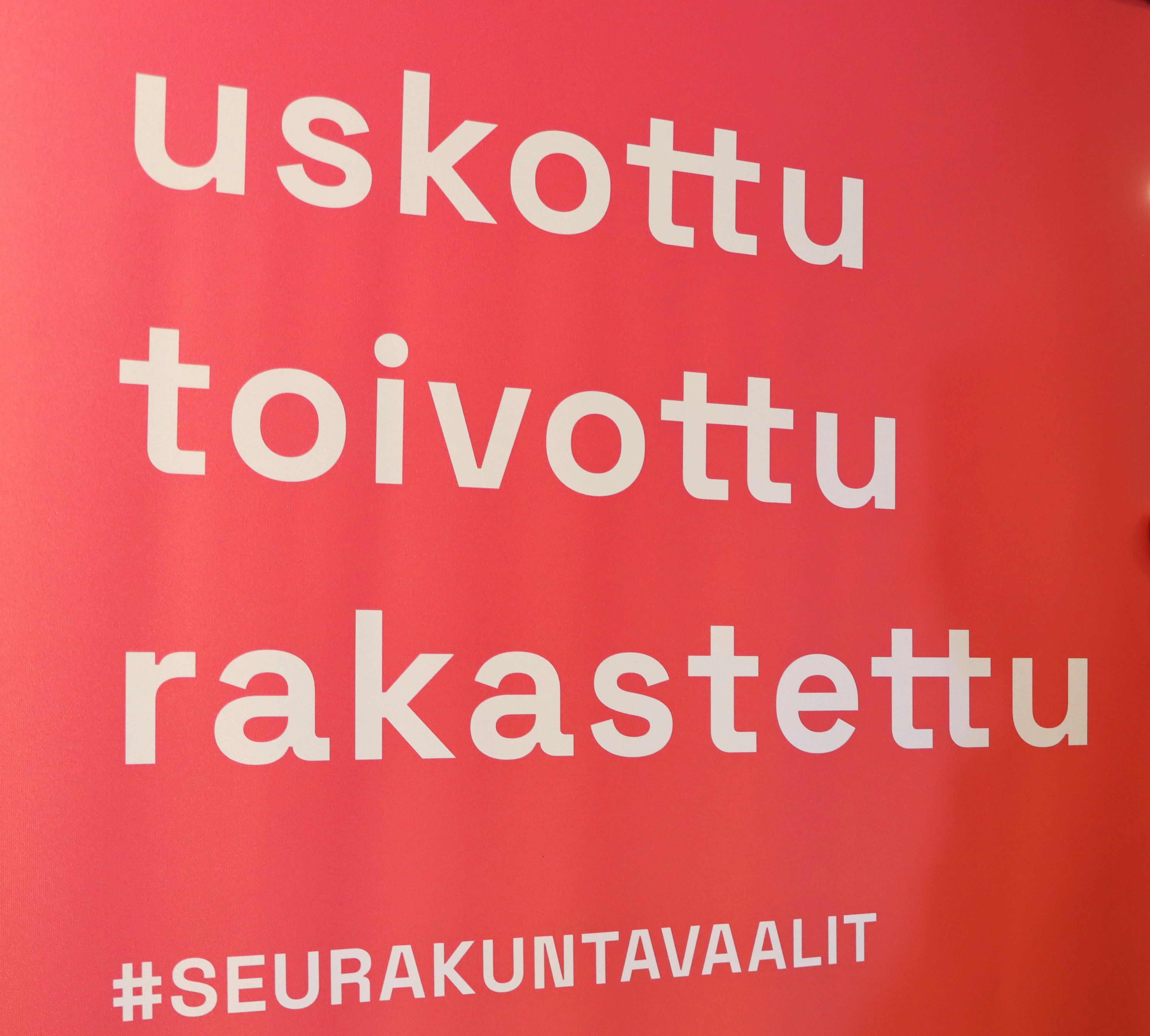 Seurakuntavaaleihin käydään tällä kertaa uskottu, toivottu, rakastettu -teemalla.