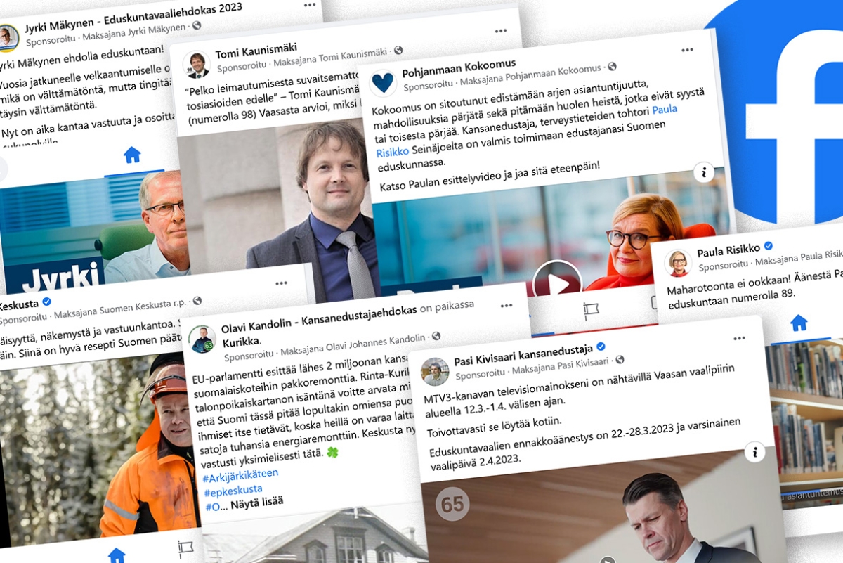 Ilkka-Pohjalainen selvitti, paljonko ehdokkaat käyttävät Facebook-mainontaan – Tutkija törmäsi somemainonnassa uuteen ja ikävään piirteeseen