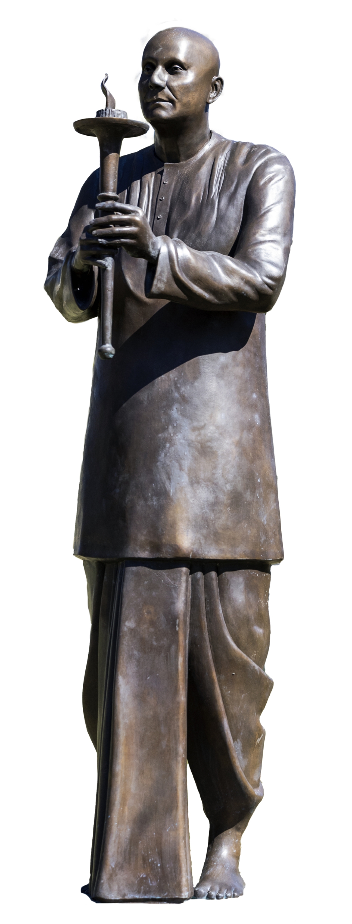 Patsas numero 15. Intialaista Sri Chinmoyta esittävä patsas sijaitsee Hietalahden Villan puistossa. Kansainvälinen Rauhanjuoksu lahjoitti patsaan Vaasan kaupungille, ja samanlaisia patsaita on useita ympäri maailmaa (2010).