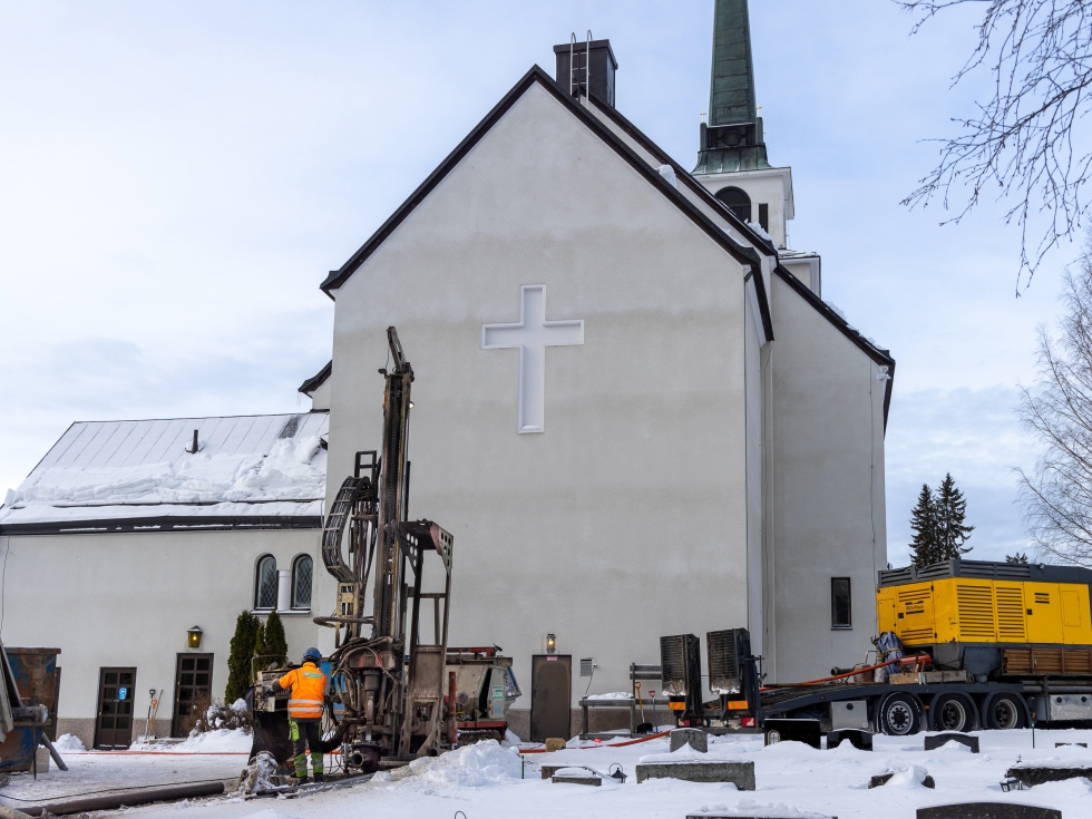 Ähtärin kirkko on pian kuudes suomalainen kirkko, joka lämpiää maalämmöllä  | Ilkka-Pohjalainen