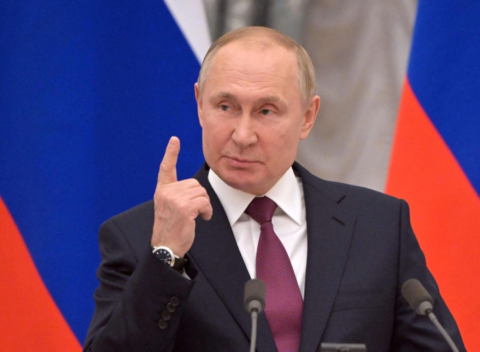 Putinin mukaan Venäjällä ei ollut vaihtoehtoa "sotilaalliselle operaatiolle". LEHTIKUVA/AFP