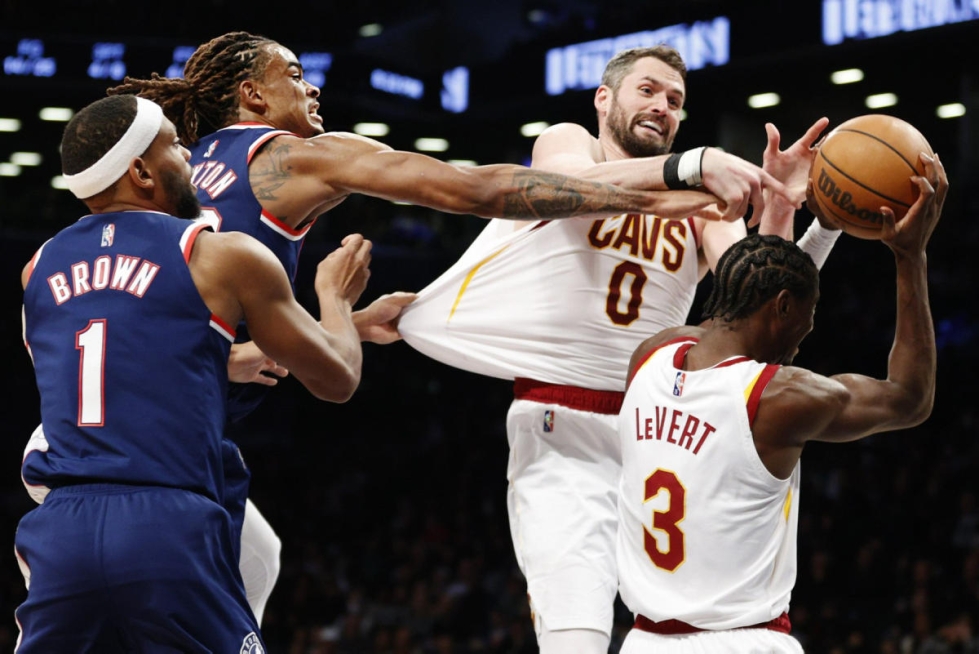 Cleveland Cavaliers hävisi ottelun kotijoukkue Brooklyn Netsille. LEHTIKUVA / Getty Images / AFP