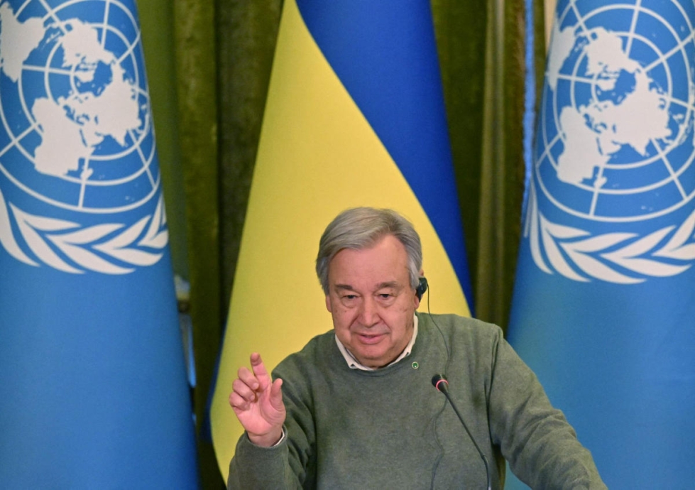 Neuvosto antaa tukensa pääsihteeri Antonio Guterresin pyrkimyksille saada aikaan rauhanomainen ratkaisu. Lehtikuva/AFP