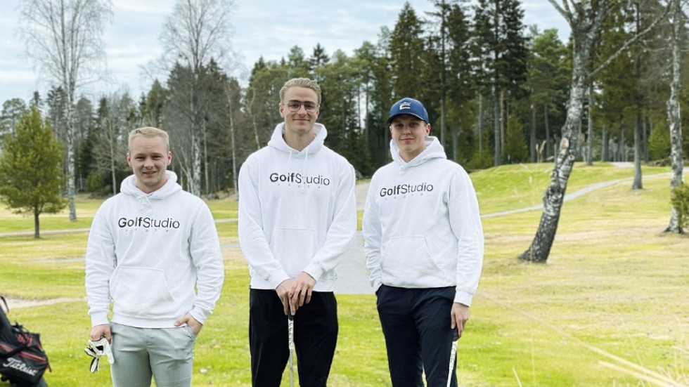 Osku Pienimäki, Saska Torsti ja Axel Wingren ovat golfin harrastajia ja nuoria yrittäjiä, jotka perustavat Vaasaan alueen ensimmäisen golfsimulaattorikeskuksen.
