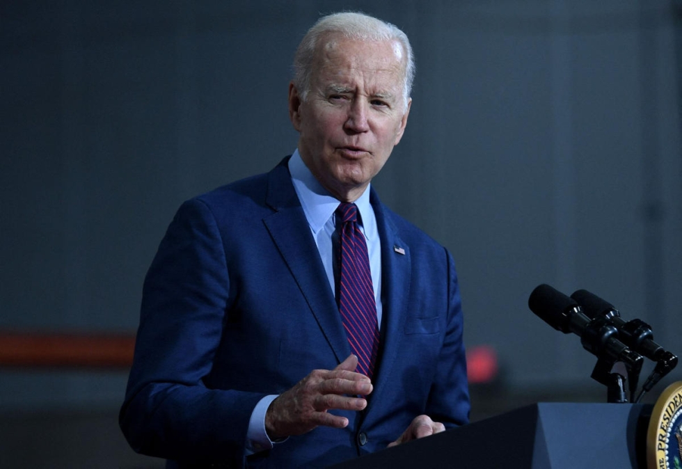 Yhdysvallat on antanut Ukrainalle Joe Bidenin presidenttikaudella kaikkiaan 4,5 miljardin arvosta turvallisuusapua. LEHTIKUVA / AFP