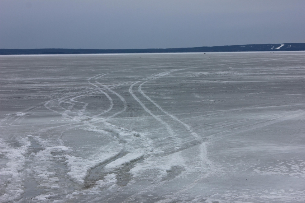 Lappajärvi on vielä vahvassa jäässä. Arkistokuva.