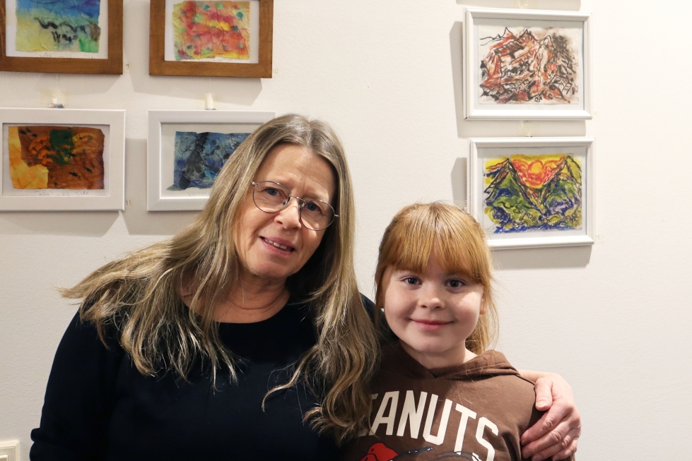 Anne Storm on suunnitellut lapsenlapsensa Tildan kanssa näyttelyä viime joulukuusta asti. 