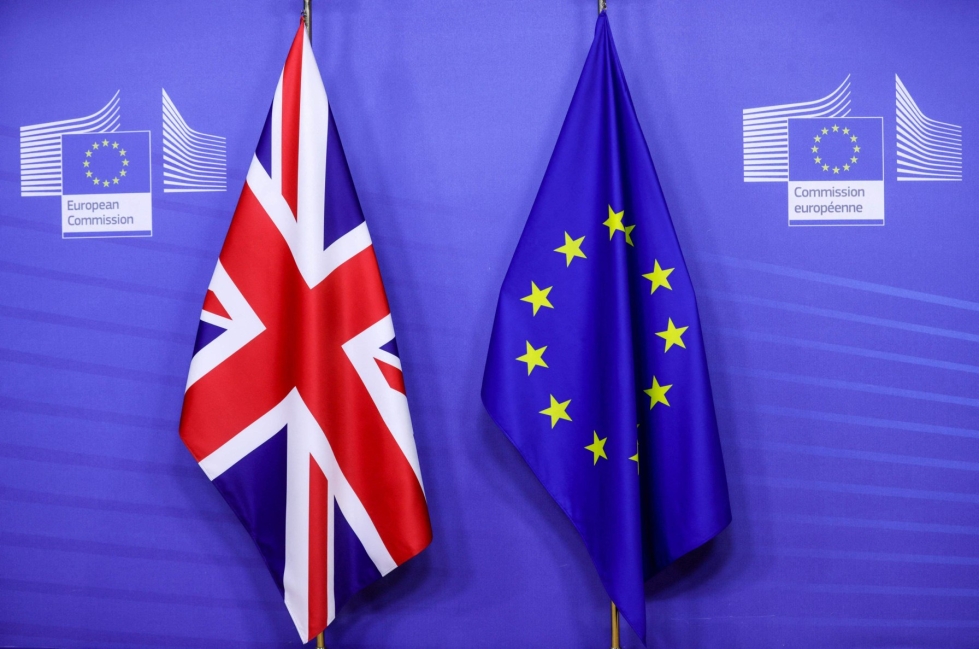 Britannian lopullinen EU-ero tuli täysimääräisesti voimaan 2021 alussa. Monet käytännön asiat ovat yhä järjestämättä EU:n ja Britannian välillä. Lehtikuva/AFP