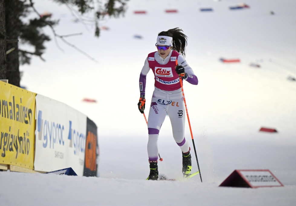 22-vuotias Kähärä oli viime talvena Suomen joukkueessa Pekingin olympialaisissa. LEHTIKUVA / Antti Aimo-Koivisto