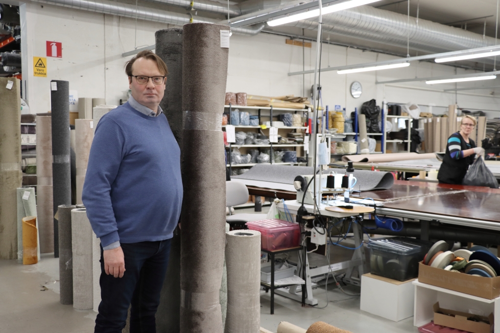 VM Carpetin tuotantotilat sijaitsevat Lappajärven Karvalan kylässä. 