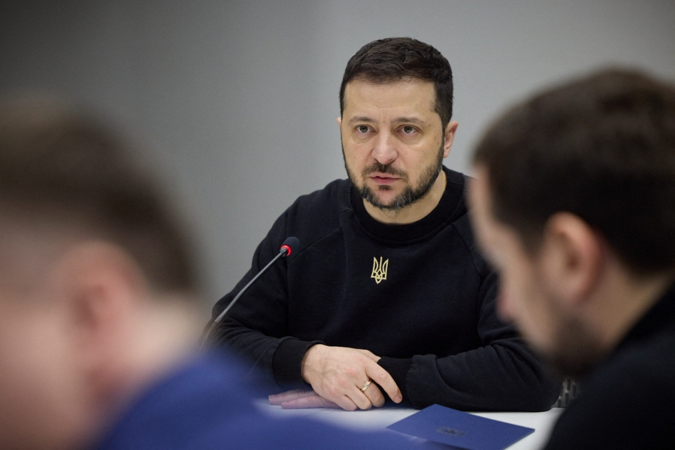 Ukrainan presidentinkanslia ei ole vahvistanut tietoa Zelenskyin mahdollisesta vierailusta. LEHTIKUVA/AFP