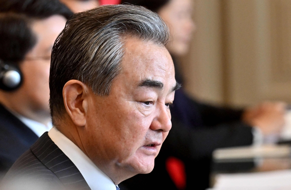 Kiinan hallinnon sisäpiiriin kuuluva Wang Yi on parhaillaan vierailulla Venäjällä. Lehtikuva/AFP