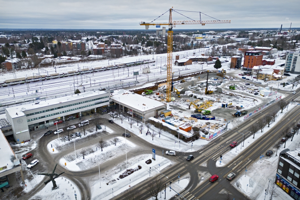 Asemanseudulle tuleva perhepalvelukeskus Aallokko on valmis loppuvuodesta 2024, jos hanke etenee suunnitellusti. Arkistokuva.