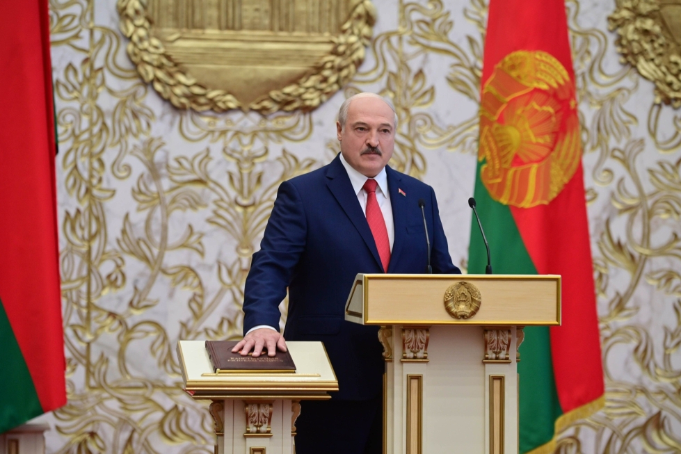 Lukashenkan matkaa on nimitetty valtiovierailuksi, mikä tarkoittaisi Kiinan presidentti Xi Jinpingin tapaamista. LEHTIKUVA / AFP 