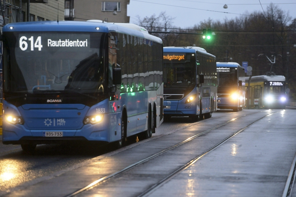 AKT on antanut lakkovaroituksen linja-autoalalle. Lakko alkaisi keskiviikkona 1. maaliskuuta. LEHTIKUVA / Vesa Moilanen