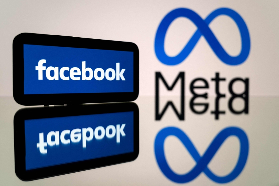 Meta kertoi hiljattain Facebookin päivittäisen käyttäjämäärän nousseen ensi kertaa kahteen miljardiin ihmiseen. LEHTIKUVA / AFP