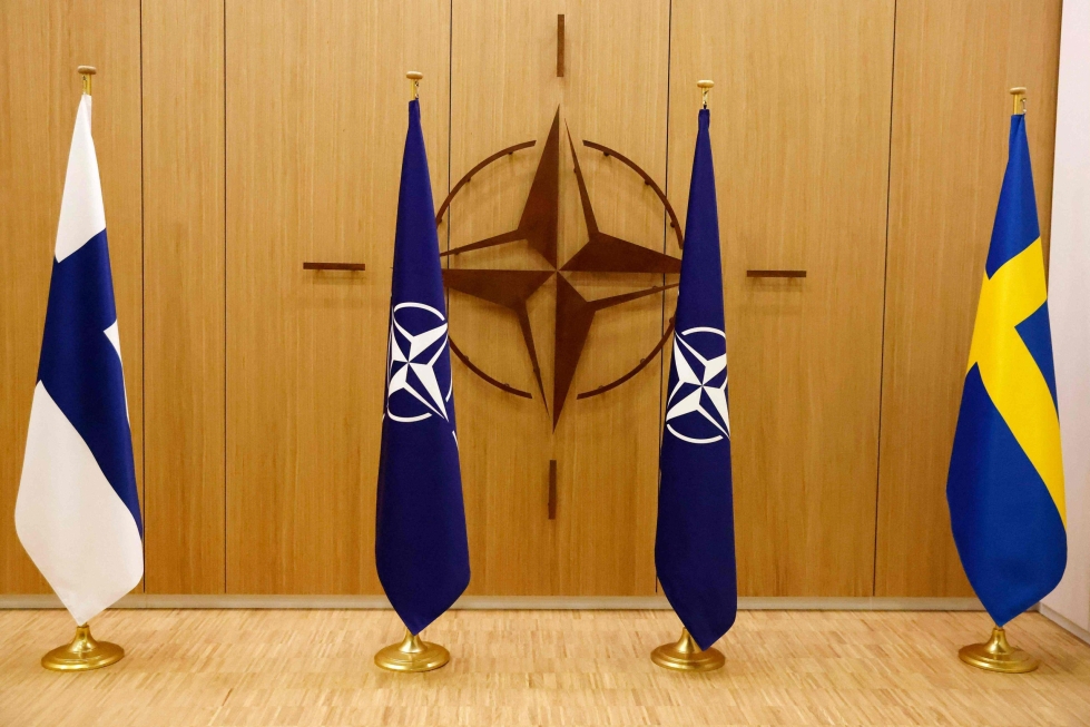 Maat saavat Ewald von Kleist -palkinnon historiallisesta päätöksestään hakea Nato-jäsenyyttä. LEHTIKUVA/AFP