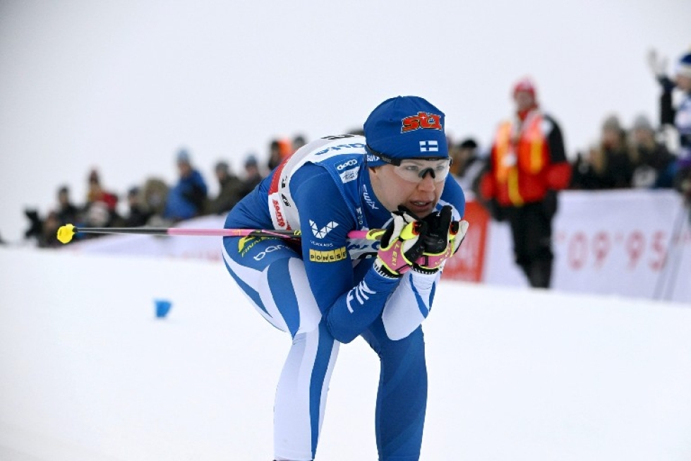 Kerttu Niskanen on Suomen mitalitoivo Slovenian Planicassa MM-kisoissa.