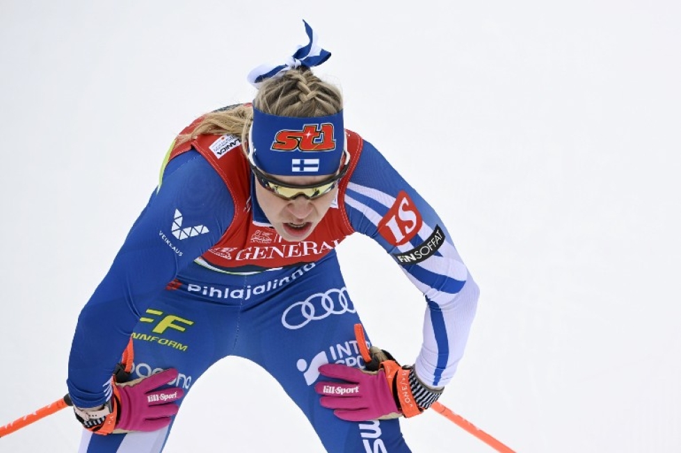 Jasmi Joensuu on nyt hiihtänyt MM-kisoissa kaksi matkaa, sprintin ja parisprintin.