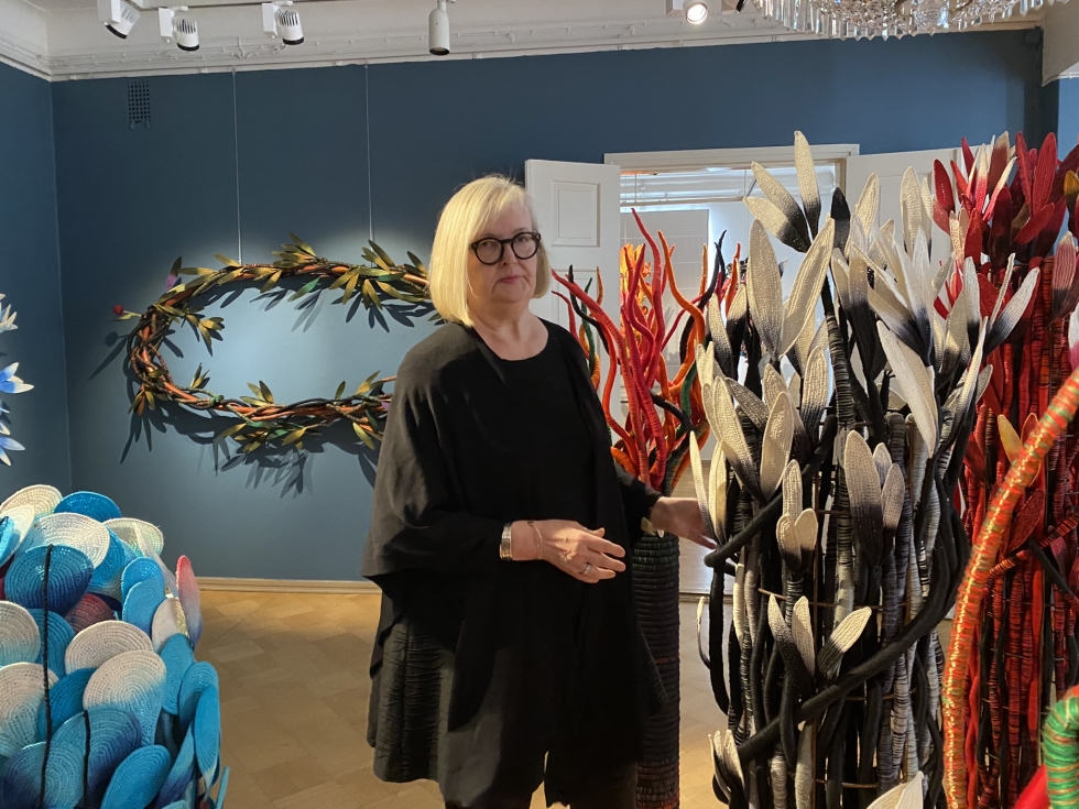Vaasalainen taiteilija Kaarina Heikinheimo tunnetaan tekstiilitaiteilijana, jonka taiteellinen ura ulottuu yli viidelle vuosikymmenelle.