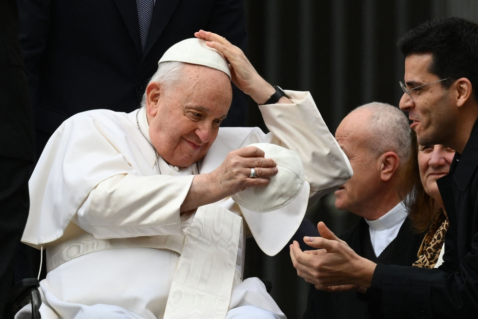 Franciscus oli ensimmäinen ei-eurooppalainen paavi yli tuhanteen vuoteen. LEHTIKUVA/AFP
