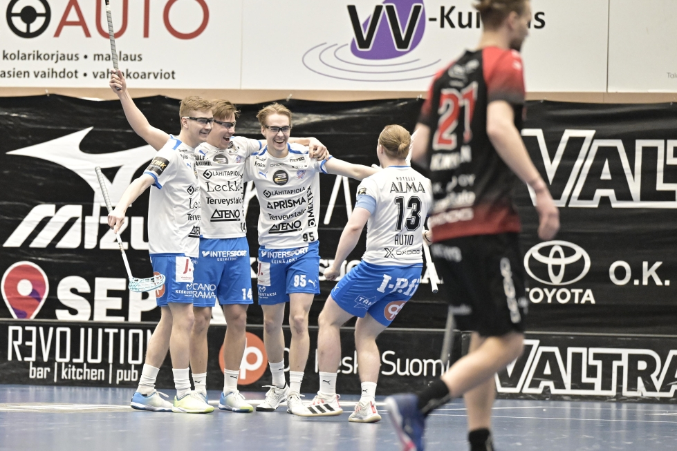 SPV:n Juho Repo, Juuso Keskinen, Miika Latvala ja Janne Autio olivat kelpo pelipäällä, mutta se ei riittänyt voittoon.