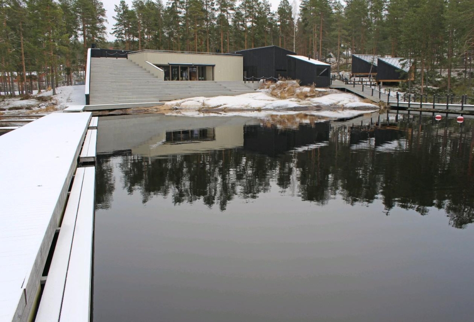Saunaravintola Kiulu aloitti toimintansa Ähtärissä Hankaveden rantamaastossa kesällä 2020. Arkistokuva.