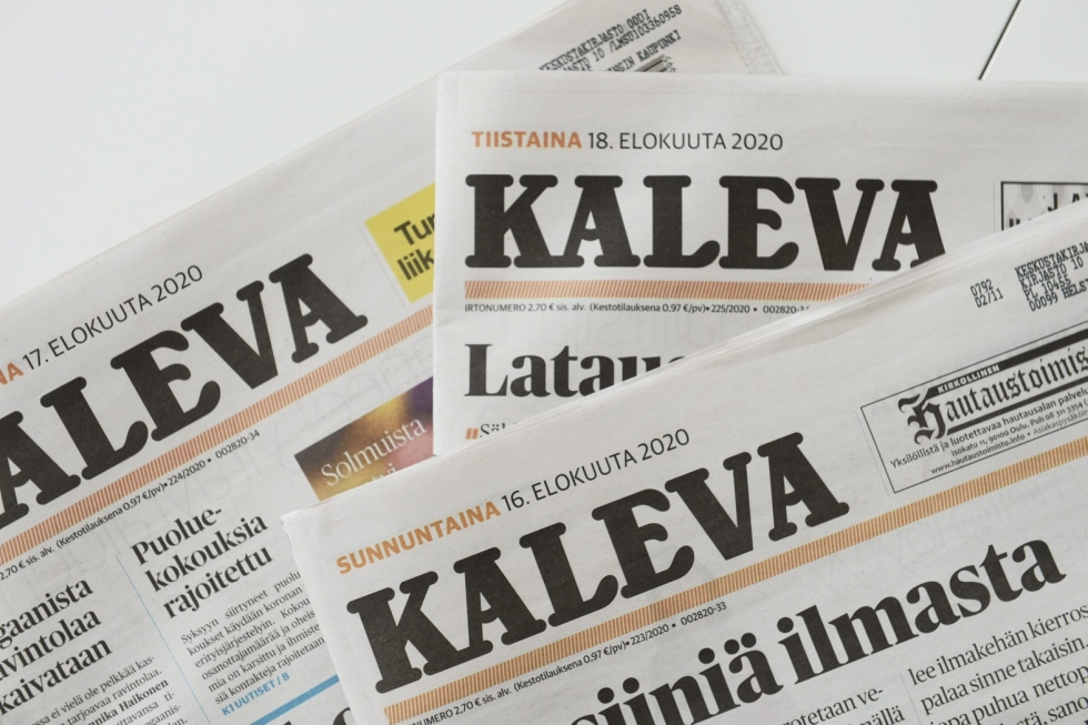 Uutisen mukaan jatkossa Kalevan sunnuntain paperinen lehti jää kokonaan pois ja sunnuntaisin julkaistaan digitaalinen näköislehti.