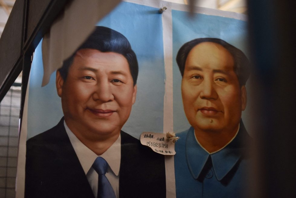 Xi Jinpingin kolmas presidenttikausi on historiallinen, sillä Mao Zedongin valtakauden jälkeen Kiinassa presidenttien kaudet ovat jääneet kahteen. LEHTIKUVA/AFP