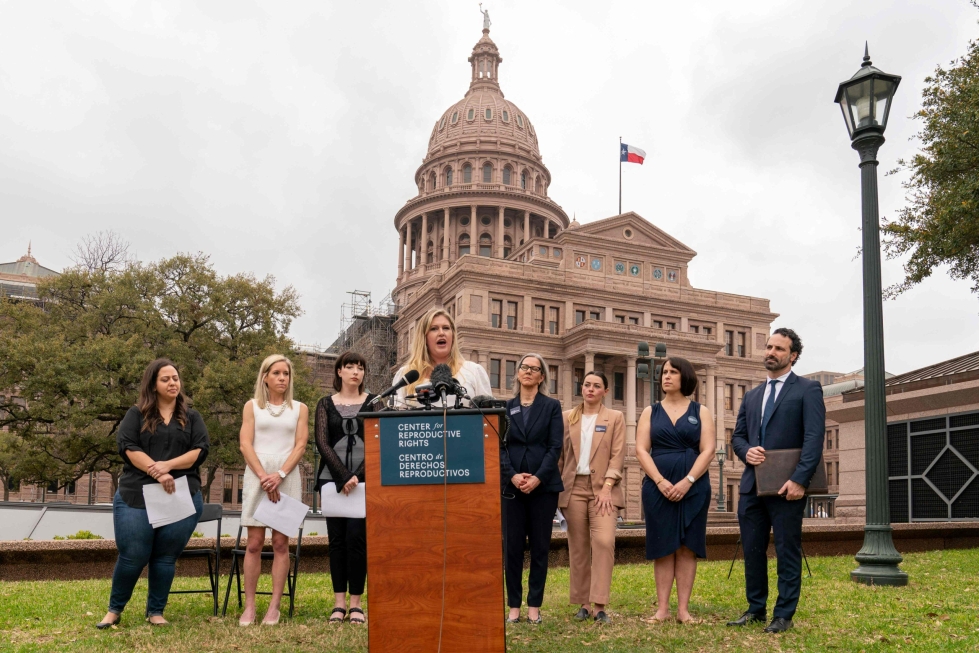 Yhdysvalloissa viisi naista on haastanut Texasin osavaltion oikeuteen aborttikiellosta. LEHTIKUVA/AFP