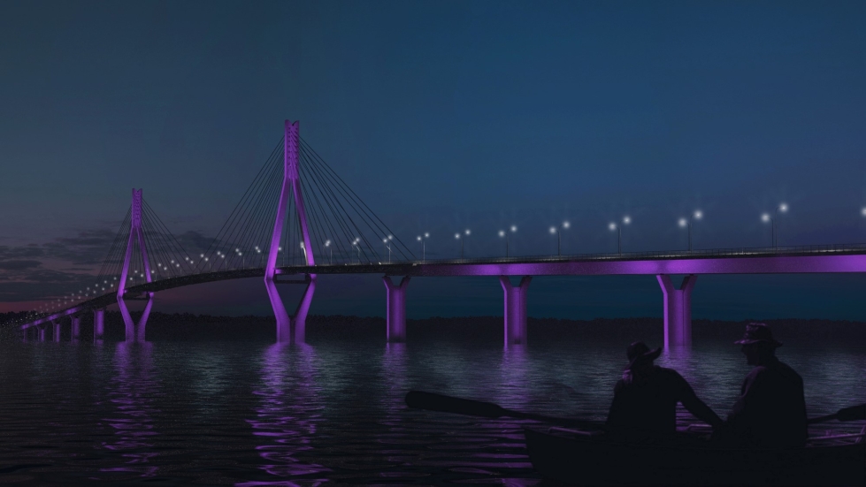 Raippaluodon silta voi saada värivalot vuodenvaihteeseen mennessä.