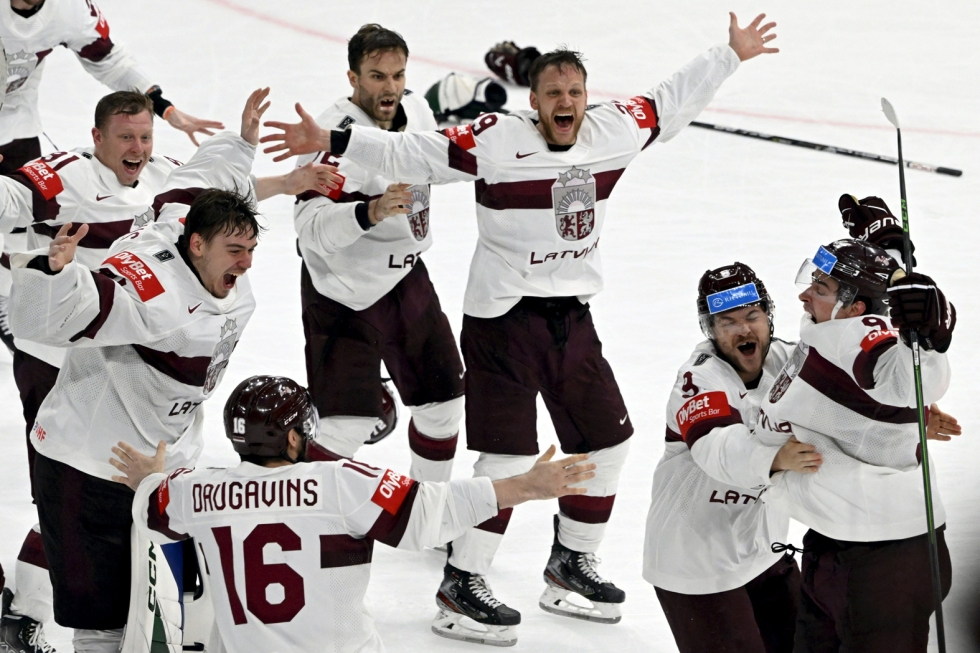 Latvia voitti ensimmäisen MM-mitalinsa.