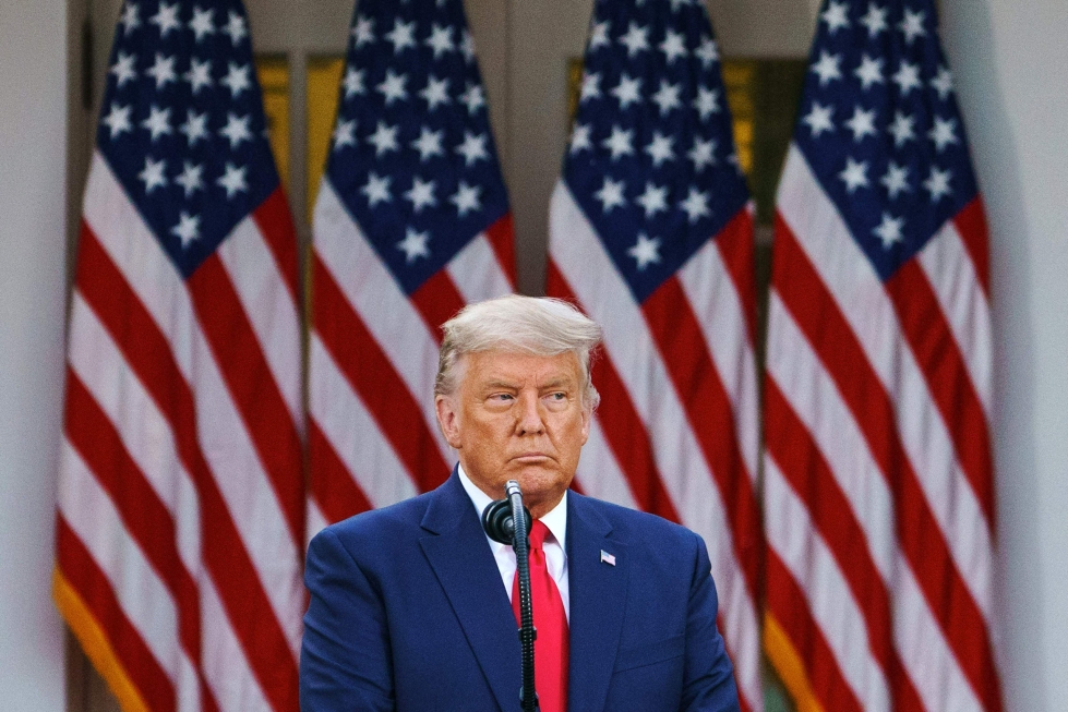 Donald Trump on ensimmäinen Yhdysvaltain ex-presidenteistä, jota vastaan on nostettu liittovaltiotason syytteitä. LEHTIKUVA/AFP