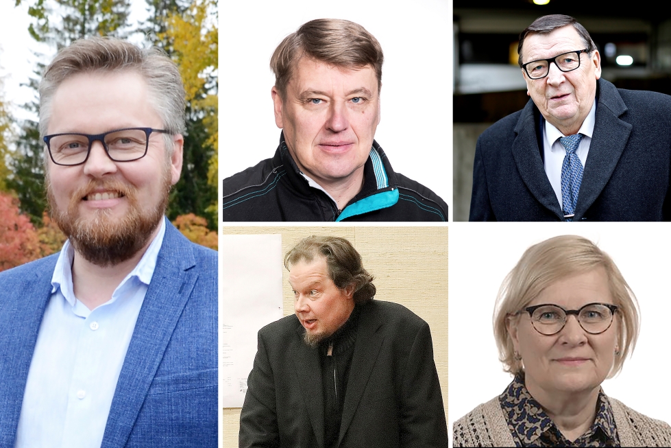 Järviseudun aluevaltuutetuista Antti Joensuu, Juha-Pekka Keisala, Raimo Vistbacka, Ville Ala-aho ja Sirpa Salomäki eivät purematta niele säästöesityksiä.