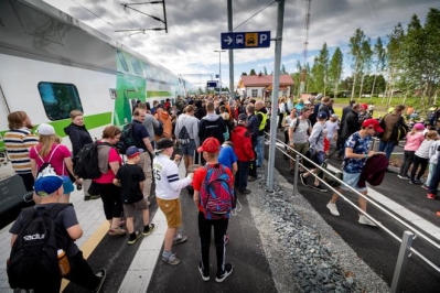 Huvijuna saapui Härmän asemalle – Asemalla pysähdytty viimeksi yli 10  vuotta sitten | Ilkka-Pohjalainen