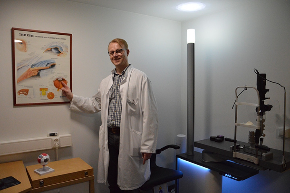 Silmätautien erikoislääkäri Petri Taskisella on 24 vuoden kokemus silmäsairauksien parissa työskentelemisestä.
