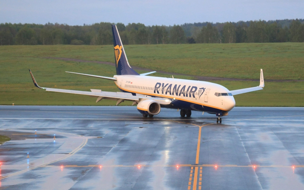 EU on asettanut pakotteita Valko-Venäjälle sen jälkeen, kun maa pakotti toukokuussa Ryanairin matkustajalentokoneen laskeutumaan Minskiin. LEHTIKUVA / AFP
