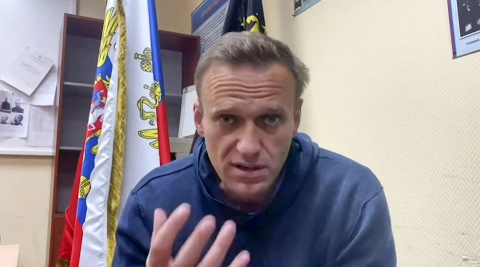 Oppositiovaikuttaja Vladimir Navalnyi on ollut vangittuna helmikuusta asti. LEHTIKUVA / AFP / HANDOUT