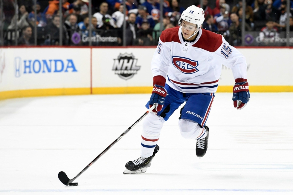 Jesperi Kotkaniemi on yksi niistä kolmesta suomalaisesta, jotka saivat Montreal Canadiensilta sopimustarjouksen. 
LEHTIKUVA / Getty Images / AFP