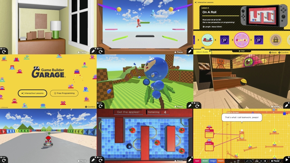Game Builder Garage on julkaistu kannettavasti tai tv:n kautta pelattavalle Nintendo Switch -konsolille, joten omia pelejä pääsee tekemään käden käänteessä niin kotona kuin ulkona kesäilmassakin.