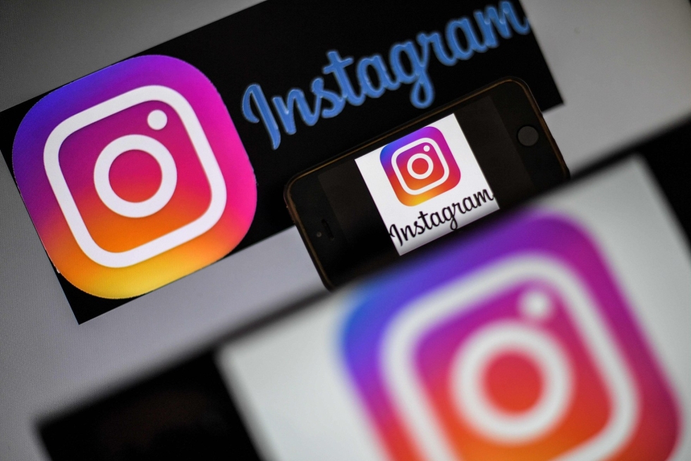 Huomautukset kohdistuvat kahteen eri Instagram-tiliin ja niillä markkinoituihin tuotteisiin. Kuvituskuvaa. Lehtikuva/AFP